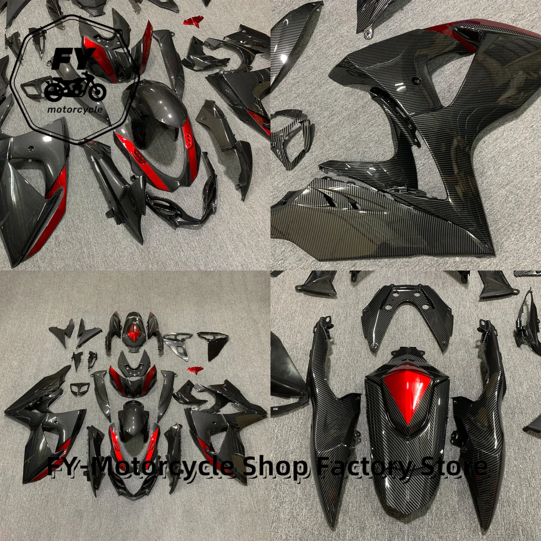 Full ABS Fairing Kit Body Panel Set Fit Suzuki GSXR1000 K9 09‑16 2009‑2016 Sportbike Replacement Outer Cowling Fairings Assembly