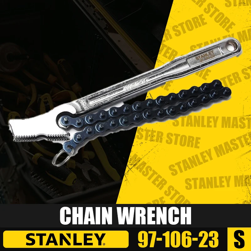 STANLEY 97-101-23/97-106-23 Belt Wrench Chain Wrench Chain Wrench Auto Repair Oil Filter Wrench Multifunctional Tools