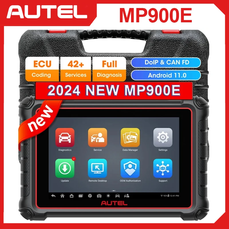 Autel MaxiPRO MP900E OBD Diagnostic Scanner CANFD DoIP Bi-Directional Diagnostic Tools Automotive Scan Tool Newer of MP808BT PRO