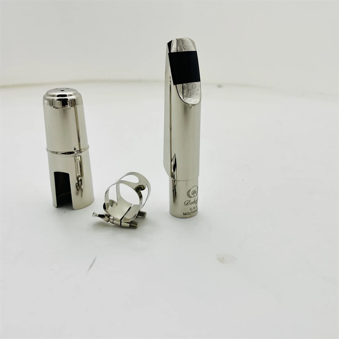 New Arrival Dukoff Saxophone Metal Mouthpiece Alto Soprano Tenor Size 5 6 7 8 9 Sliver Plated Sax Accessories