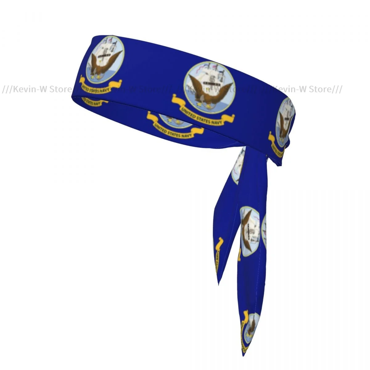 Sweatband Bandanas United States Naval Military Flag Hairband Head Tie Sports Headband Hair Accessories