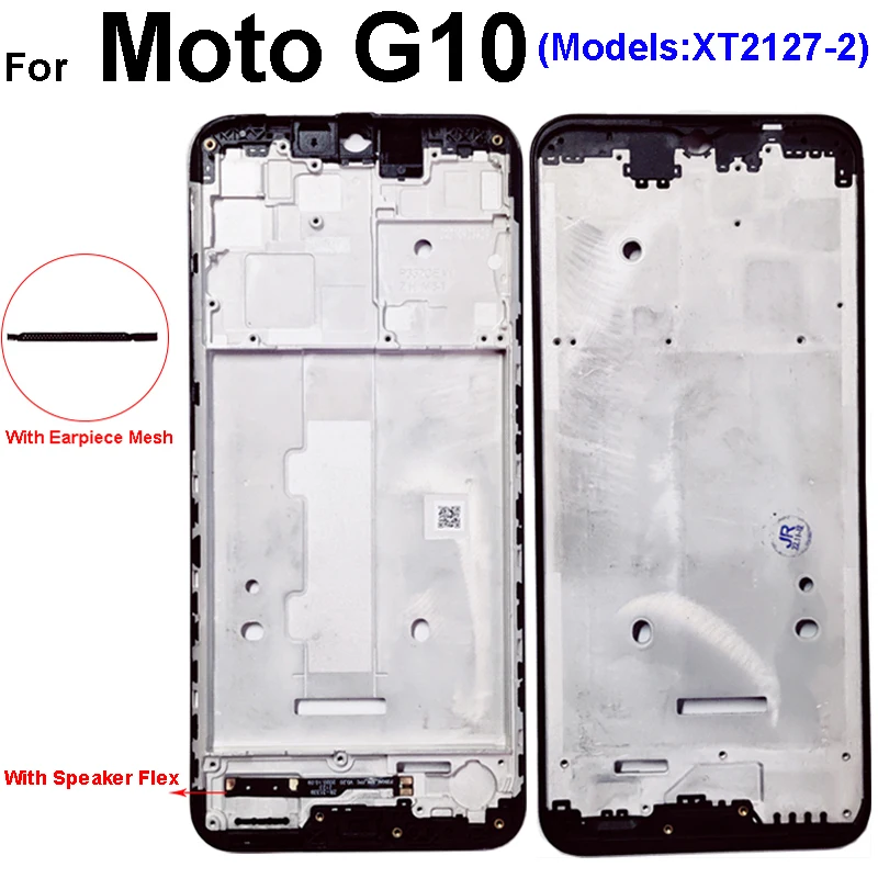 LCD Front Frame Chassis For Motorola Moto G10 G20 G30 G50 5G G60 G60S G10 Power LCD Screen Frame Bezel Plate Panel Repair Parts