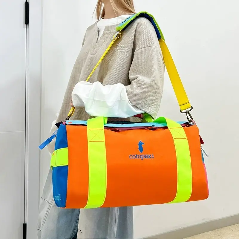 35L Large Capacity Gym Yoga Bag, Unisex Handheld Backpack Fitness Bag, Multi-function Crossbody Short Trip Travel Duffel