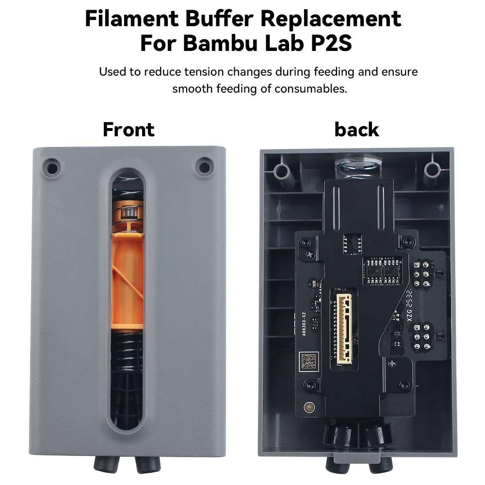 Upgraded Filament Buffer Replacement For Bambu Lab P2S Smooth And Safe Feeding For 3D Printer Accessories