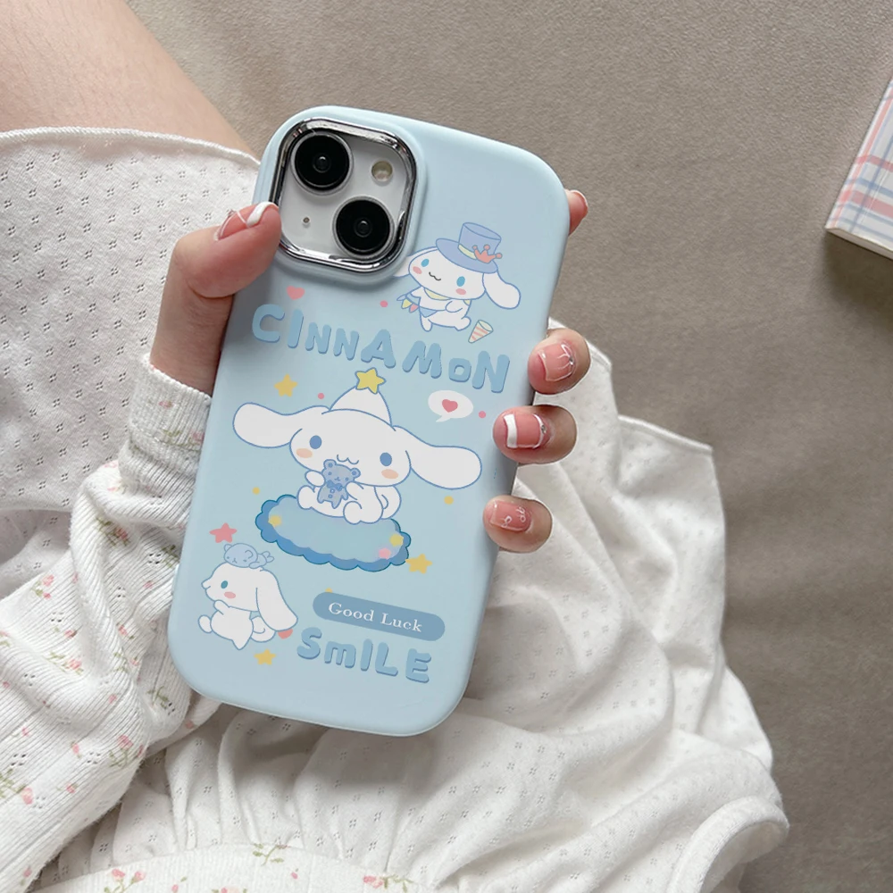 Sanrio Kuromi Cinnamoroll Phone Case For Samsung Galaxy S24 S23 S22 S21 S20 Ultra Plus FE 4G 5G Shockproof Soft Silicone Cover