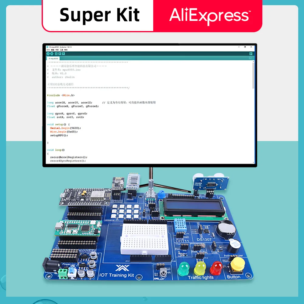 Professional Kit for Arduino Programming Starter Kit Automation Electronic Project Kits Full Version For Beginner to Build Set