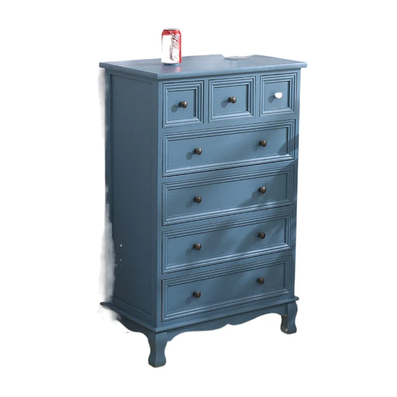 chest of drawers Solid wood chest of drawers Edge cabinet, storage locker American living room small cabinet