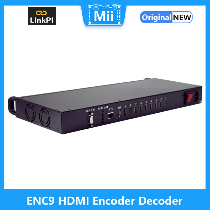 [ENC9] HDMI Encoder Decoder 4K 1080P NDI SRT RTMP RTSP Live stream IPCam