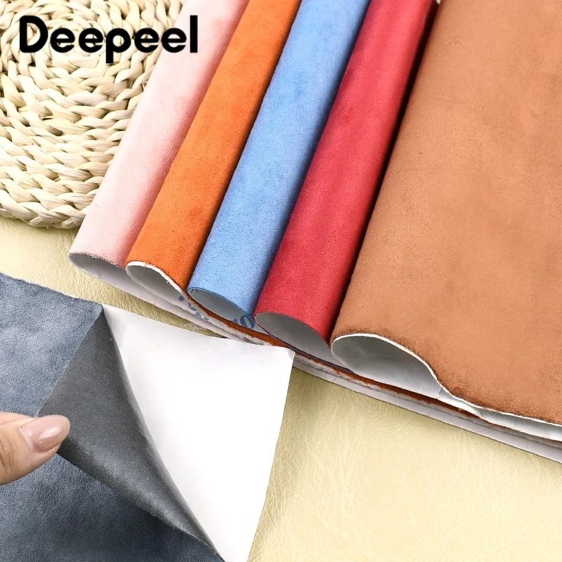 

20x70/50/100/150x143cm Suede Self-adhesive Fabric 0.8mm Thick Patches Velvet Cloth Car Interior Decoration Fabrics Sewing Crafts