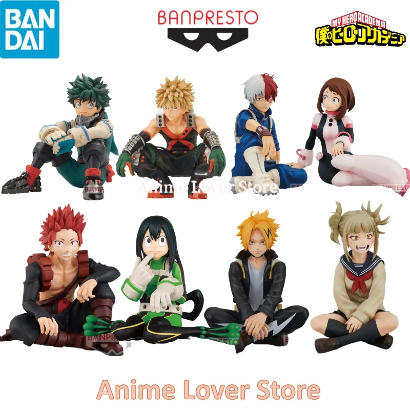 

Bandai Original BANPRESTO Break Time My Hero Academia Katsuki deku Todoroki Shoto Himiko Toga Anime Figure Toys for Kids Gift