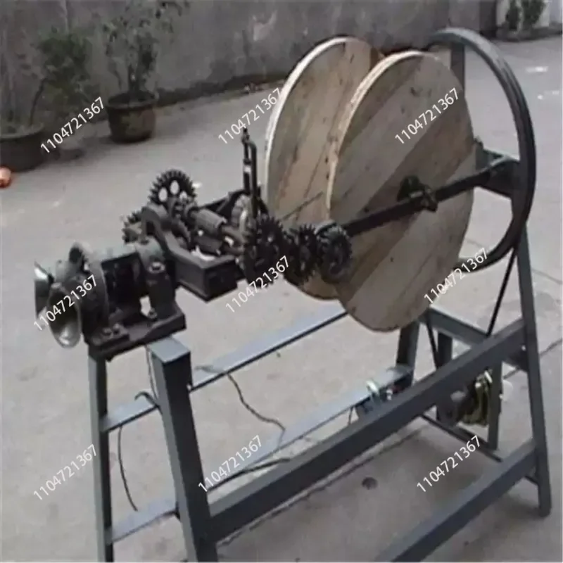Automatic agricultural straw rope making machine, hay belt spinning machine, rice straw rope machine 1pcs