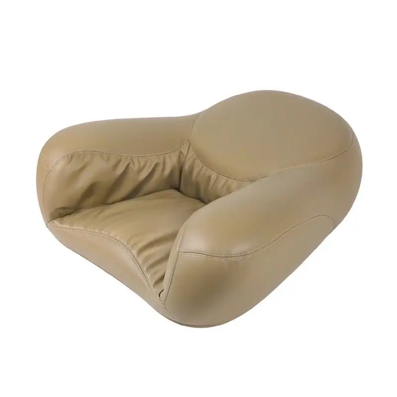 Meditation seat cushion, cross-legged chair, ergonomic portable futon tatami - black