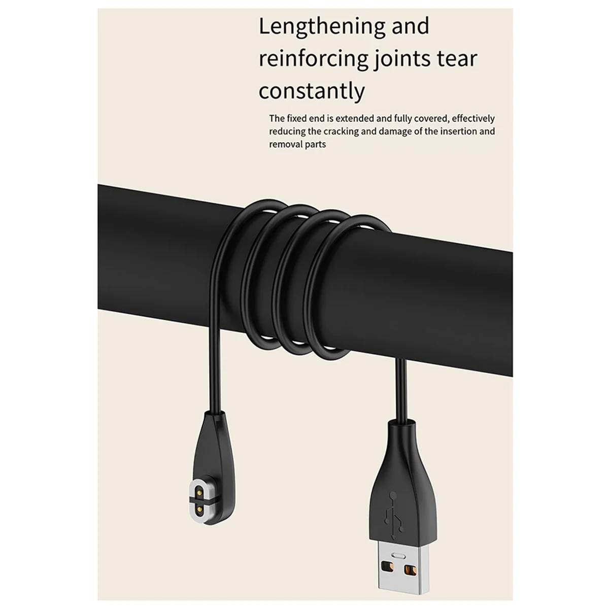 Cable de carga rápida SCLS para auriculares Bluetooth de conducción ósea AS800/S803/S810 Cable de carga magnético USB