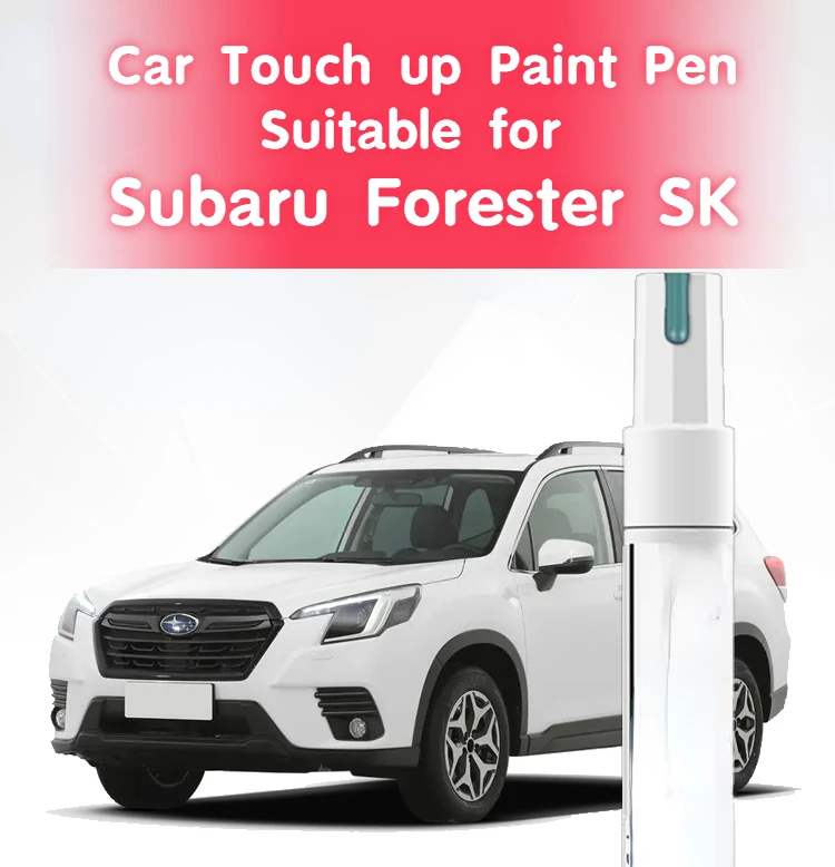 Car Touch up Paint Pen Suitable for Subaru Forester SK Paint Fixer Pearl White Gem Black Bead Light Blue Car Scratch Repair Car