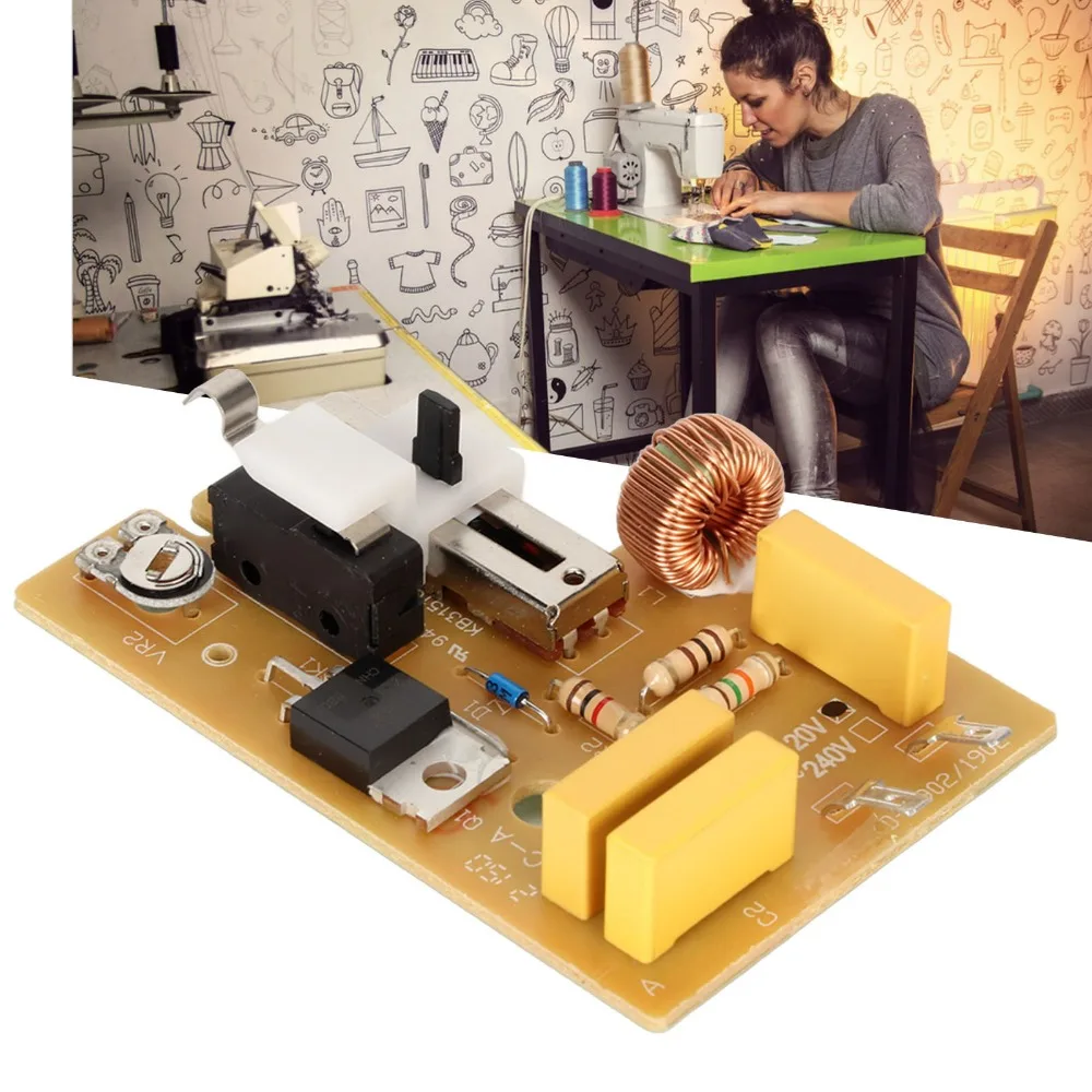 Responsive Sewing Machine Pedal Plastic AC-DC Driver Universal Circuit Board LED Constant Current Metal Pedal Controller