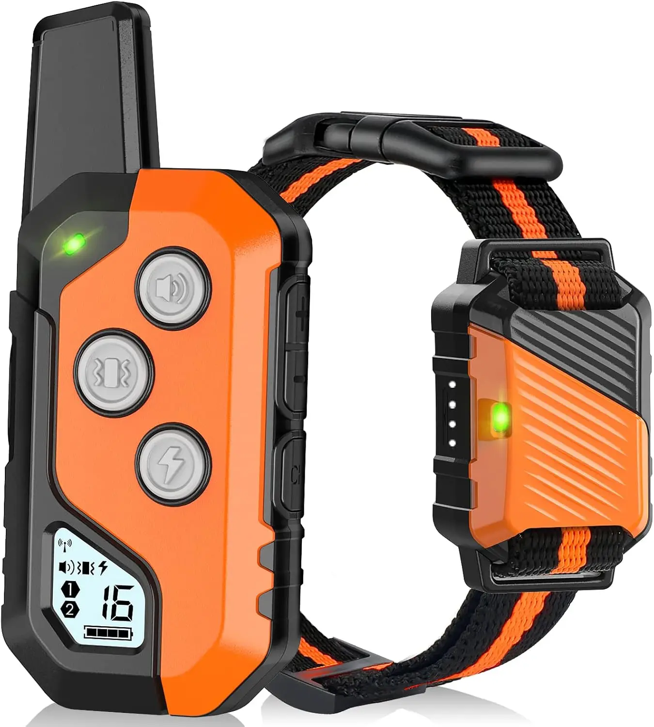 

Waterproof Dog Training Collar with Remote, 3 Modes (Beep/Vibration/Static), Rechargeable E-Collar for Large Medium Dogs
