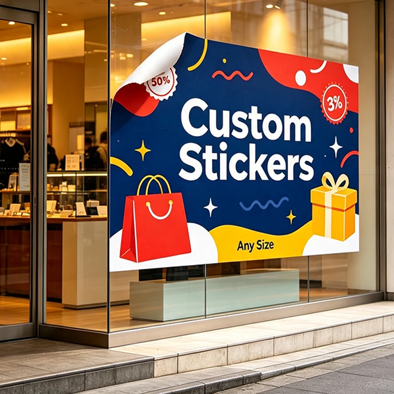 Any Size 100cm Custom Sticker Suitable Hotel Homestay Decoration Staircase step sticker School Travel Group Commercial Promotion