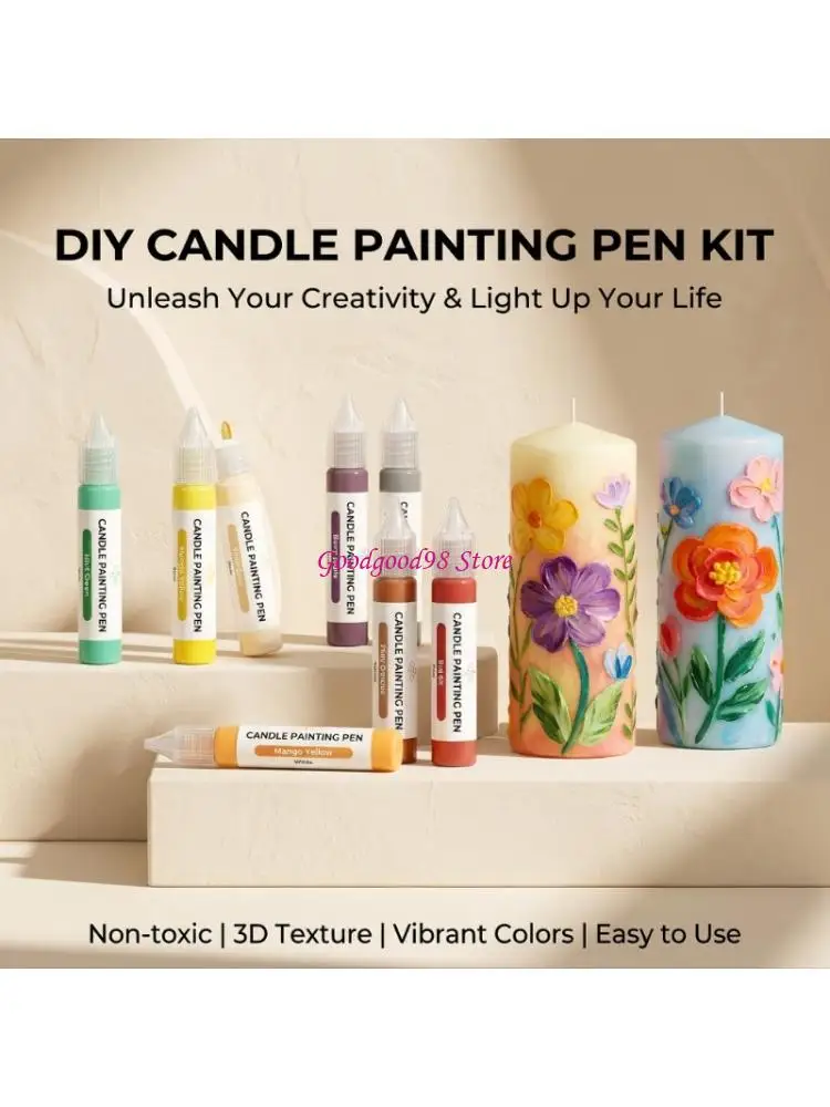 Art Paint Tool Wax Pen Set for Home Styling and Handmade Gifts