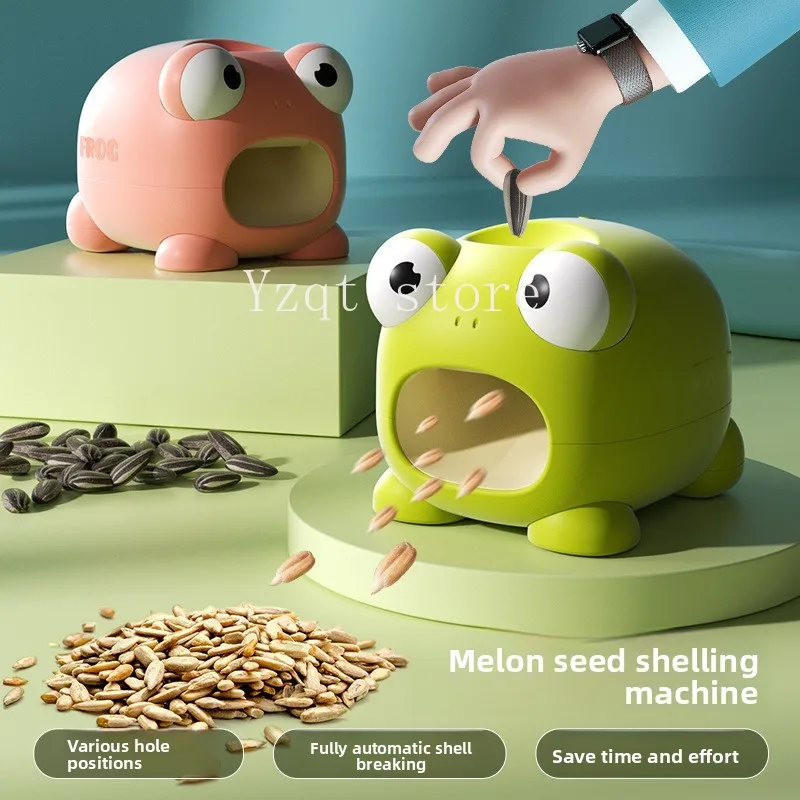 Cross-border explosion Automatic melon seed shelling artifact Household lazy frog smashing melon seed artifact Sunflower melon