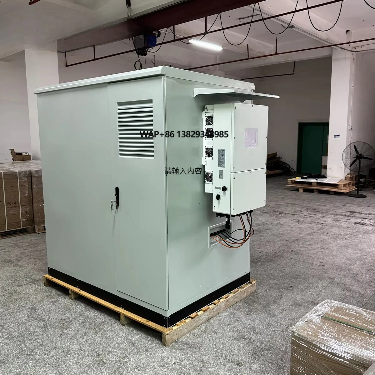 Off Grid Industrial Solar Energy System 215kwh Lifepo4 Battery 400Vac Output IP68 Cabinet