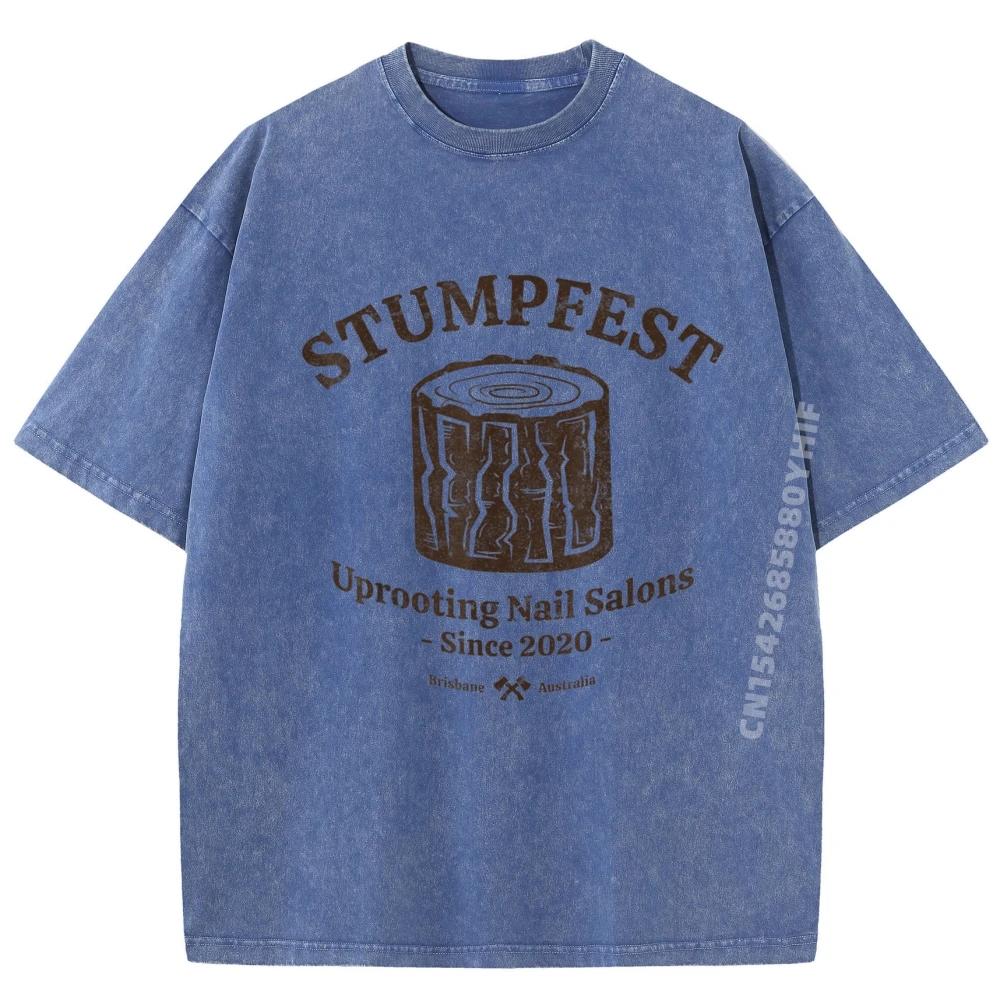 

Stumpfest Uprroting Nail Salons Since Tees Винтажные футболки Мужская хлопковая удобная стираная рубашка Футболки в стиле хип-хоп