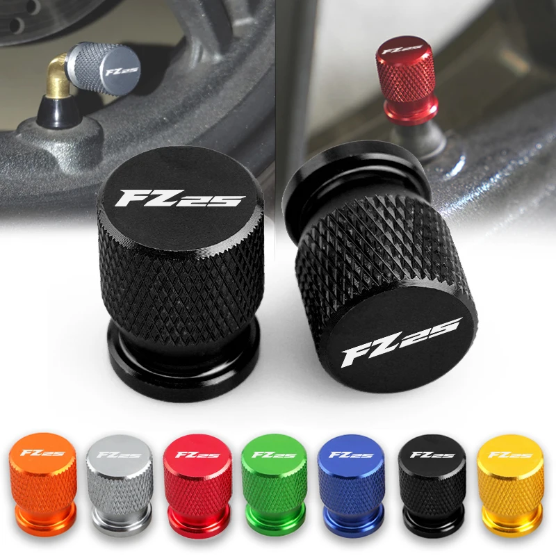 For YAMAHA FZ-25 FZ25 FZ 25 Motorcycle Accessories CNC Aluminum Tire Valve Air Port Stem Cover Caps