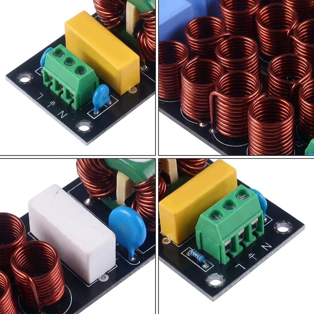 For Clean Audio Performance AC Power Filter 20A Power Conditioner Passive Bi-directional Network Double-sided Tin Plate