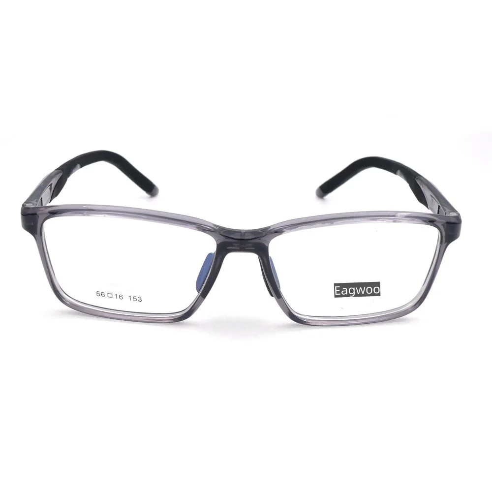 Sports Super Light Optical Frame Prescription Men Eyeglasses Sporting Cycling Use Anti Slip Temple 56mm Wide 153mm Long Temple