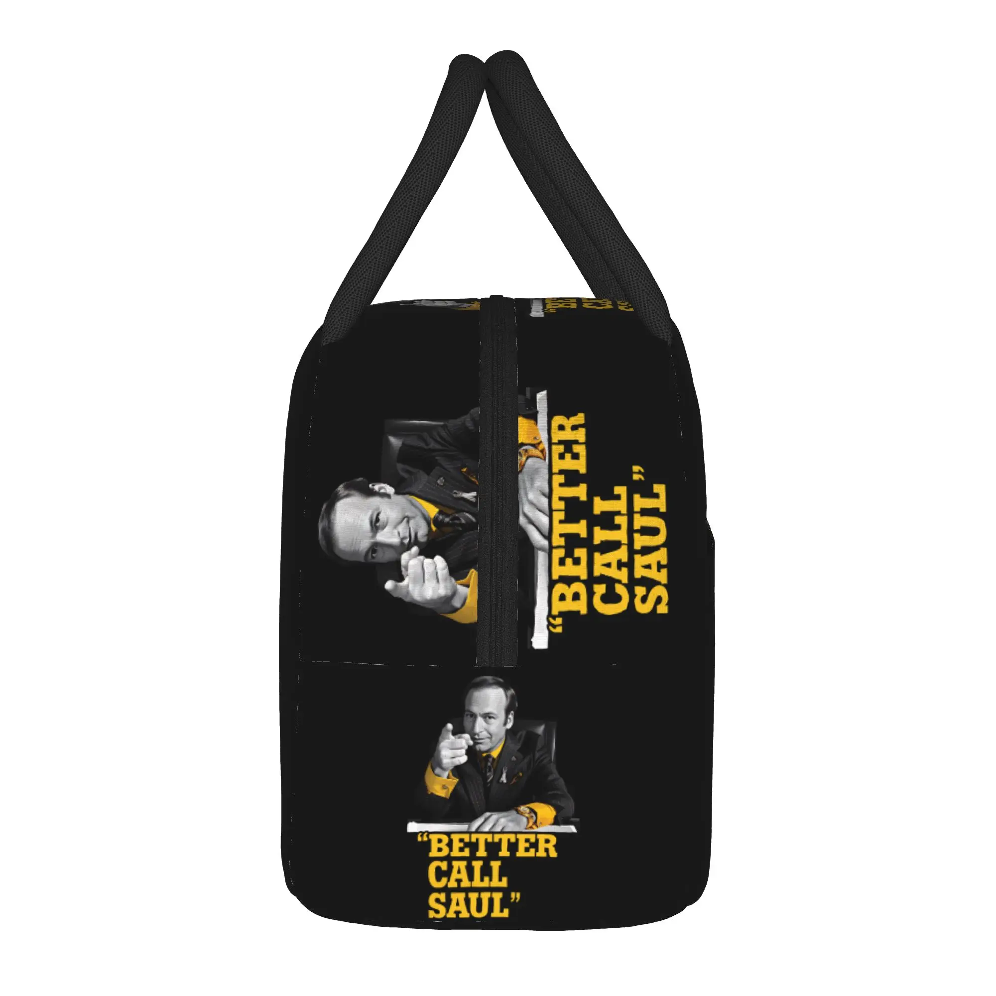 Breaking Bad Los Pollos Hermanos Lunch Bag For Unisex Graphic Design Lunch Box Funny Travel Cooler Bag Convenient Tote Food Bags