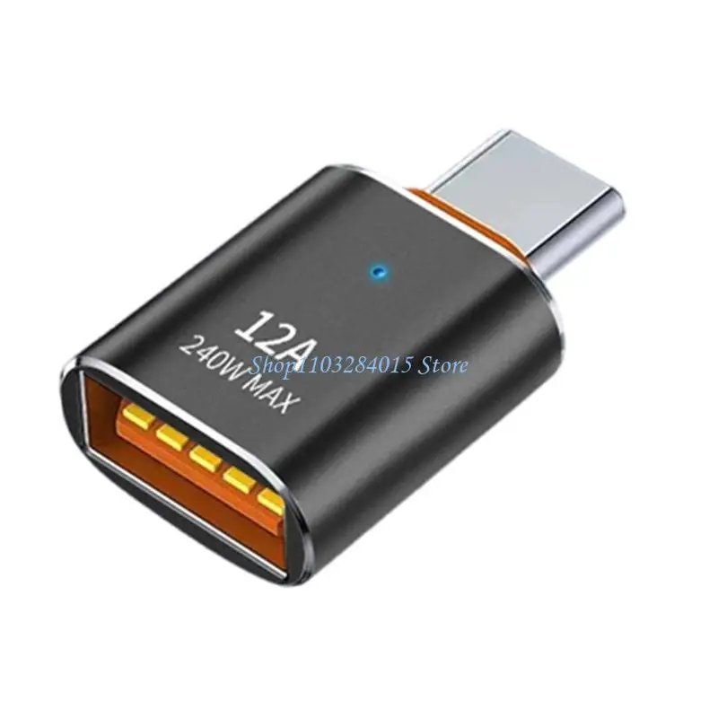R6FF Type C to USB 2.0 Adapters OTG Connectors for Data Transfer and Charging for Phones Tablets and Gaming Consoles