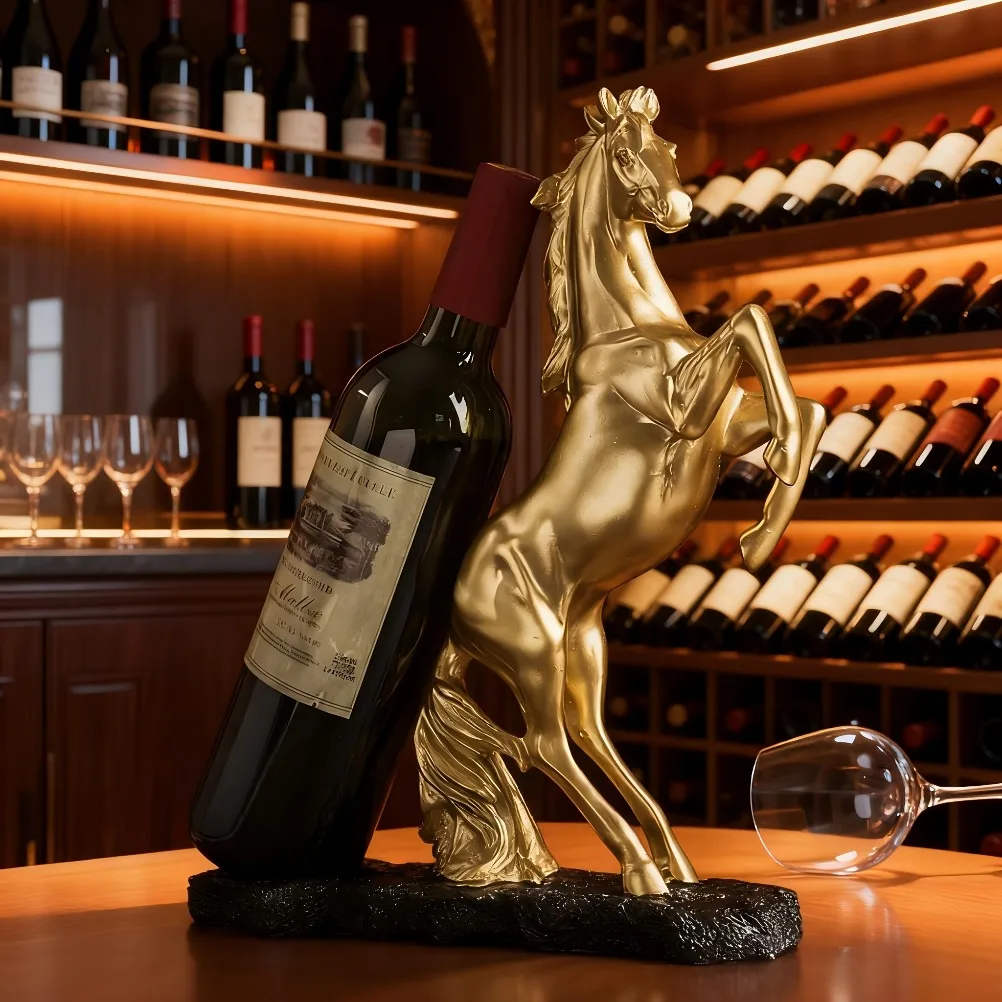 

Вертикальная подставка для красного вина Jinma, ретро-полка для вина из смолы, винный шкаф, декоративные украшения для прихожей, креативный подарок