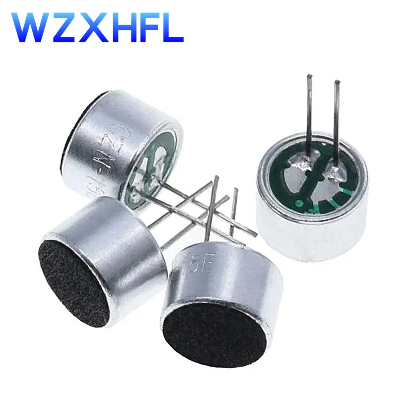 Microphone Müntret avec prise à 2 broches, 9x7mm, 9767, 10 pièces