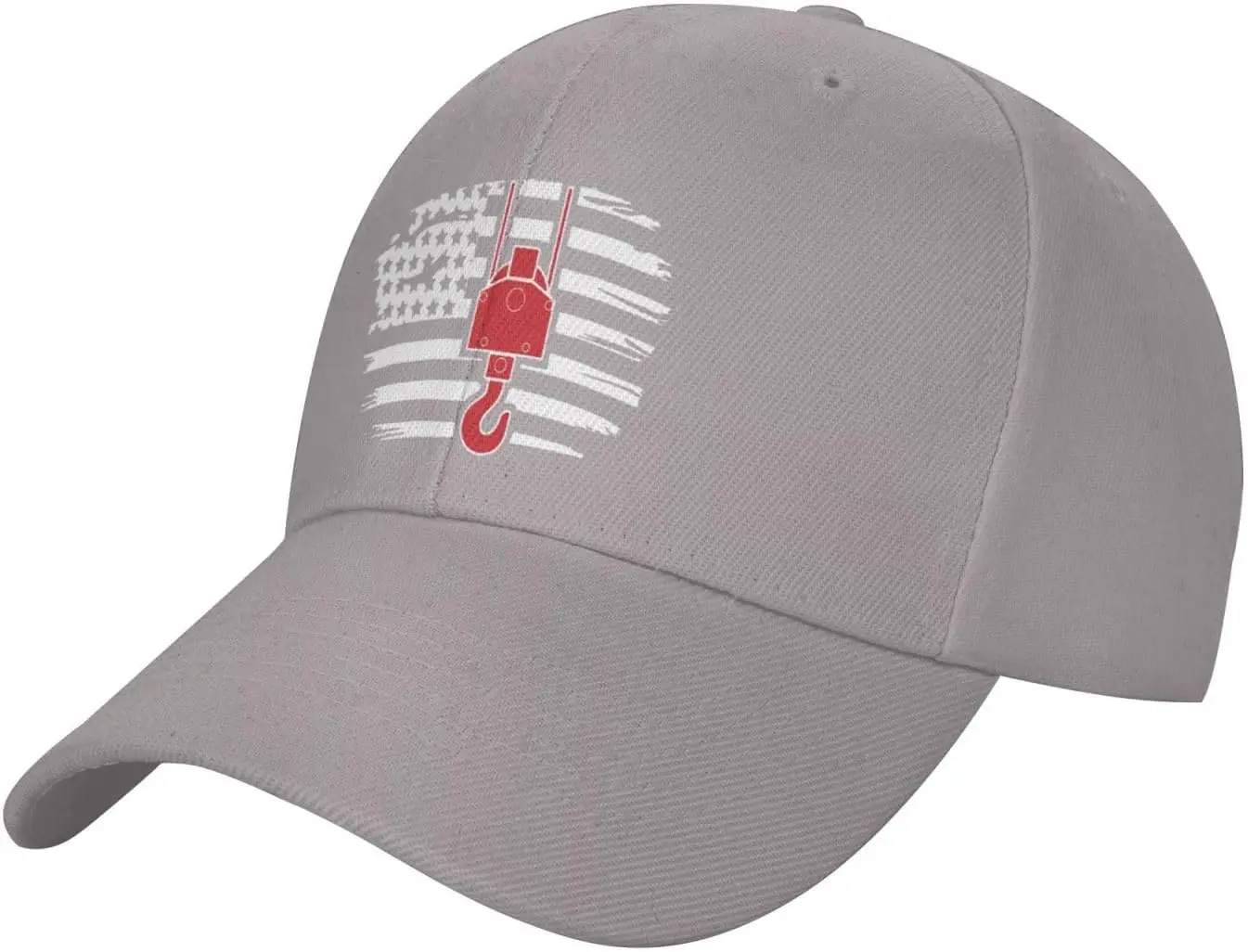 Crane Operator America Flag Baseball Cap Low Profile Dad Hat Funny Curved Brim Trucker Hats Black