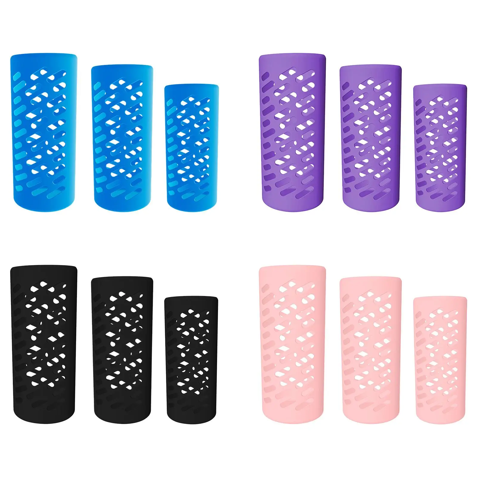 Protective Silicone Glass Water Bottle Sleeve Thick Insulated Boot for Home or Outdoor Adult Grip Accessory