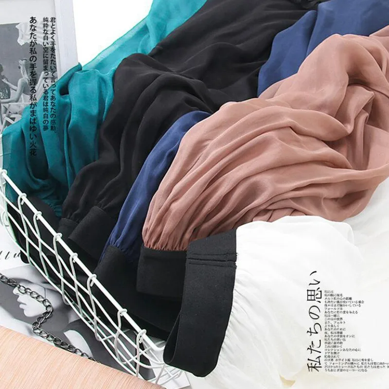 

Шелковая юбка f, женская облегающая однотонная юбка с эластичной резинкой на талии, летняя новая длинная юбка Ele Busin, домашняя одежда