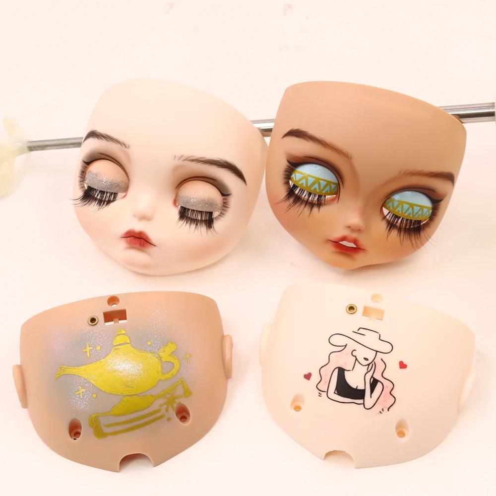 

ICY DBS Blyth Baby Face DIY Matte Face Hand Painted Makeup Backplate and Screws