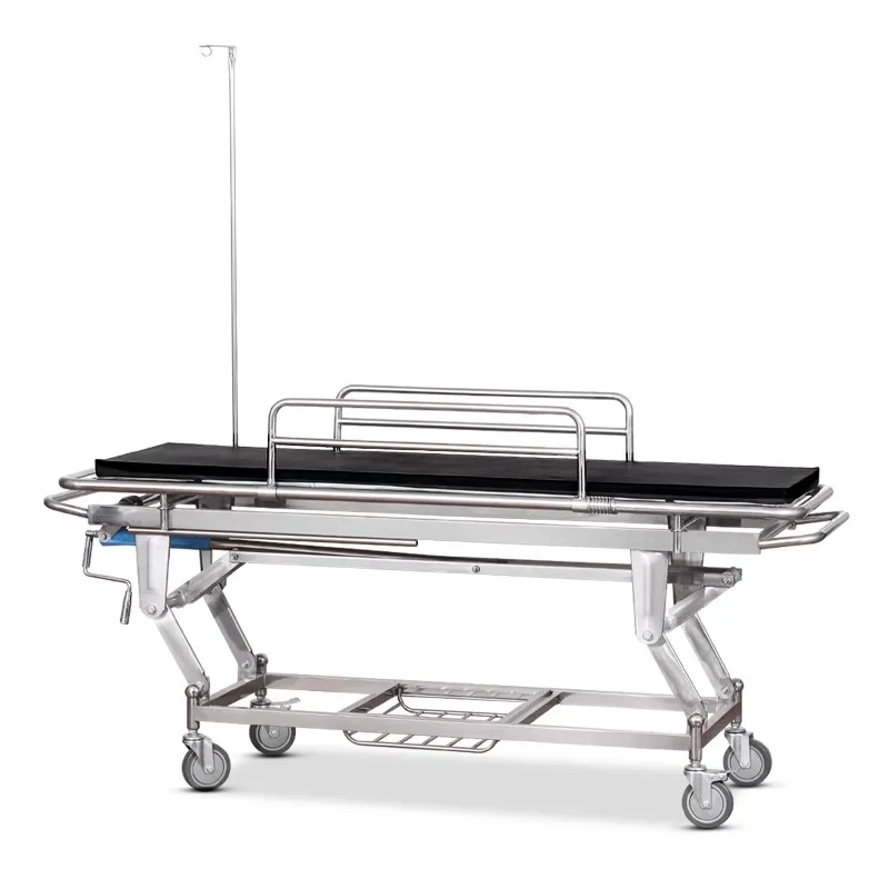 

Thickened stainless steel transfer bed, rescue stretcher, rescue bed, cart, flat lathe