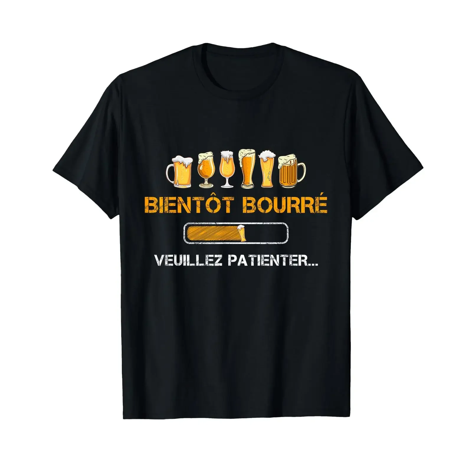 Man Humour Soon Stuffed Please Wait Alcohol Aperitif T Shirt vintage Washed designer clothes Unisex Casual Breathable Stylish