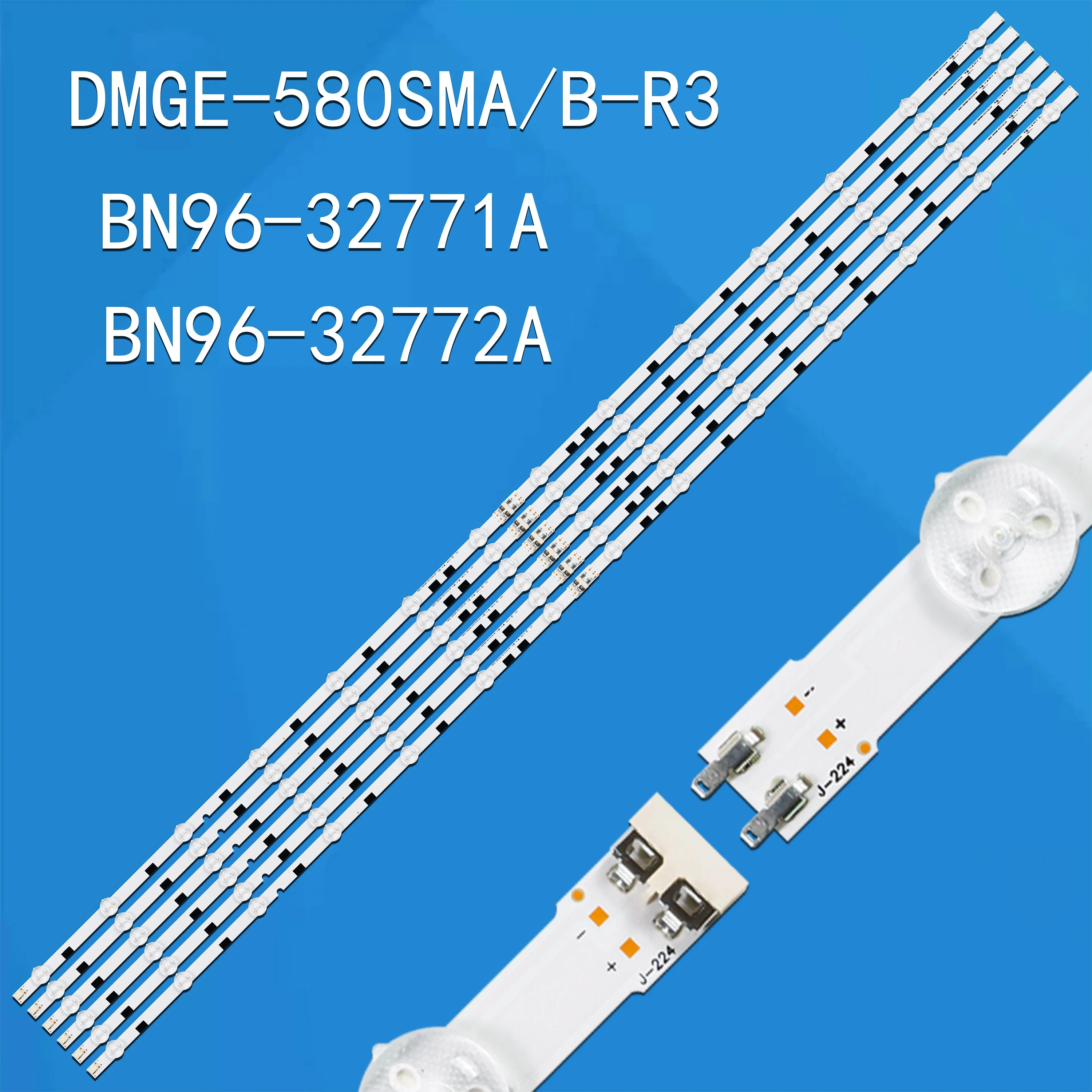 

New 12pcs/Kit LED strips for TV UE58J5250 UE58J5270 UA58J5200 UA58H5200 UA58J5000 UA58H5203 UA58J50SW HG58AC570J
