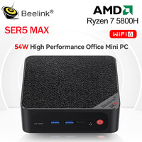 Beelink SER5 MAX R7 5800H 5850U Mini PC AMD Ryzen 7 SER5 PRO 5800H 16GB 32GB DDR4 500GB 1T 5560U SSD Wifi6  Office Mini Computer