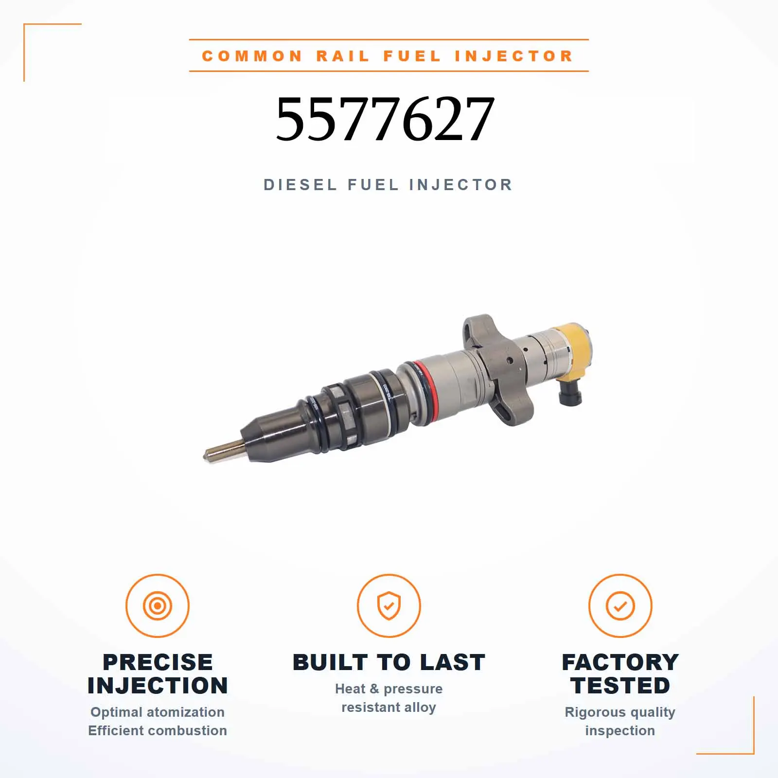1PCS Fuel injector 5577627 For Caterpillar CAT C7 Power Package