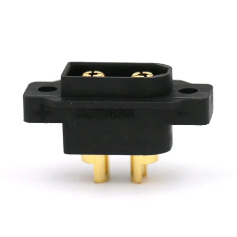 2/5 PCS Amass XT60EW-M Plug Connector Battery Plug Gold-plated Male Connector for RC Drone Aircraft FPV Racing Drone