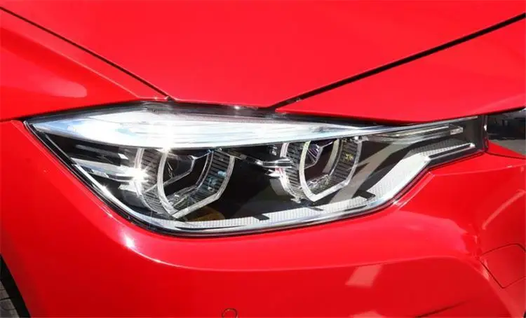 Reflektor samochodowy szklana soczewka abażur Led reflektor do Bmw F30 F35 3 serii 2016-2019 osłona reflektora wykończenia części samochodowych