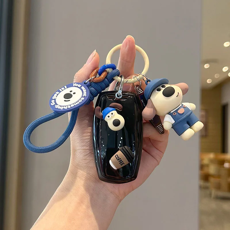 حافظة مفاتيح السيارة من البولي يوريثان غطاء عن بعد شل حامل سلسلة كيرينغ فوب ل GWM هافال جديد H6 HEV PHEV Jolion S Dargo H9 H2 تحوم F7x 2025 #2