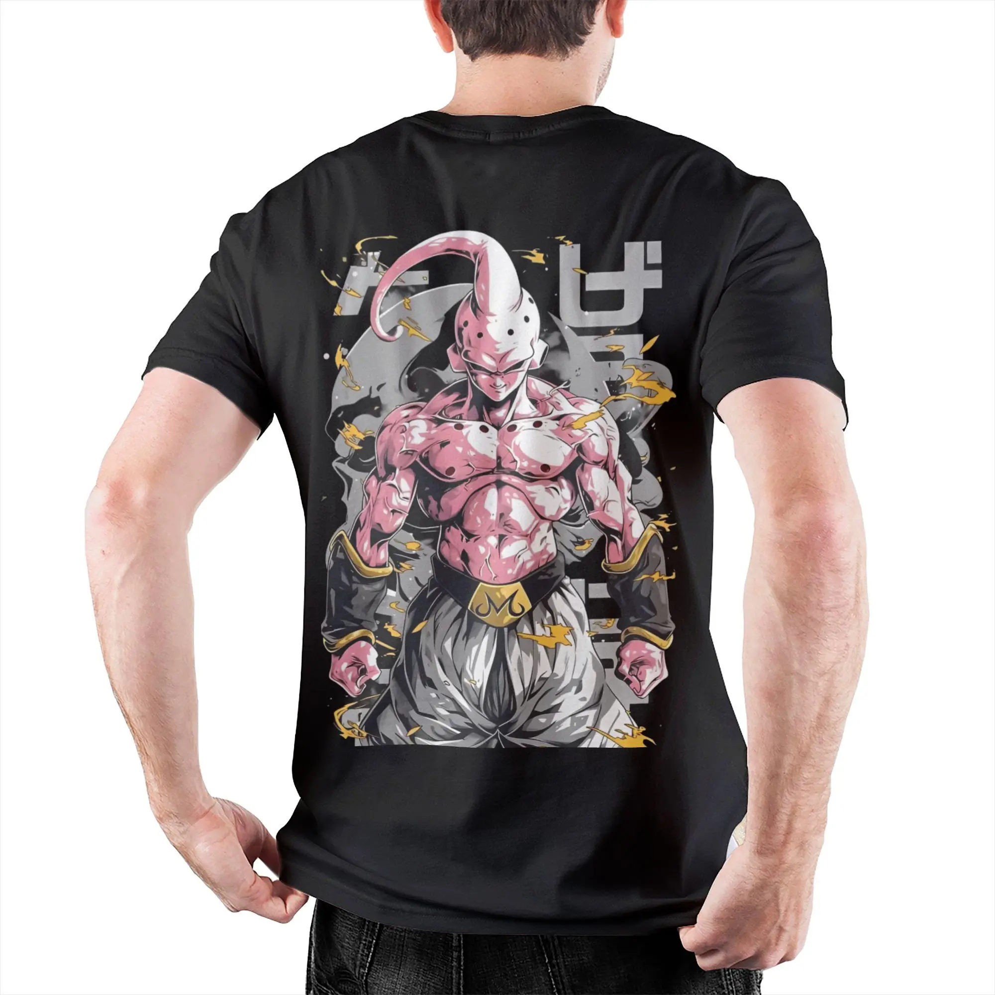 Dragon Ball Z Majin Buu T Shirt For Men Women Cotton Tops Casual Vegeta  O-neck Short Sleeve