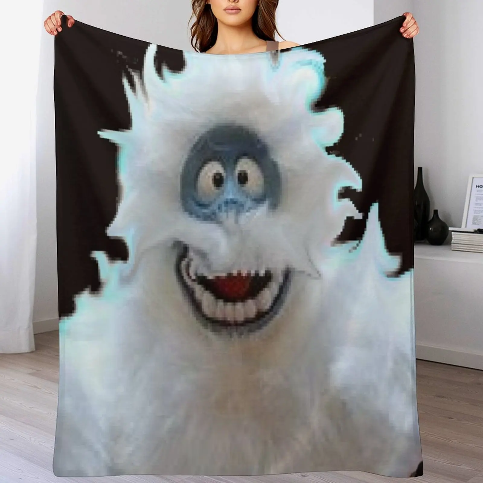 THE Abominable snowman Throw Blanket decorative Flannels For Baby Blankets