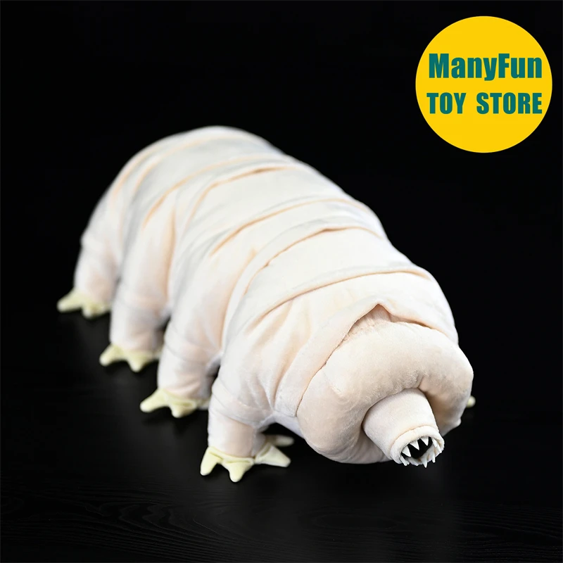 Tardigrade Plush Toy Realistic Water Bear Plushie Lifelike Moss Piglet Stuffed Animal Simulation Doll Toy Gift