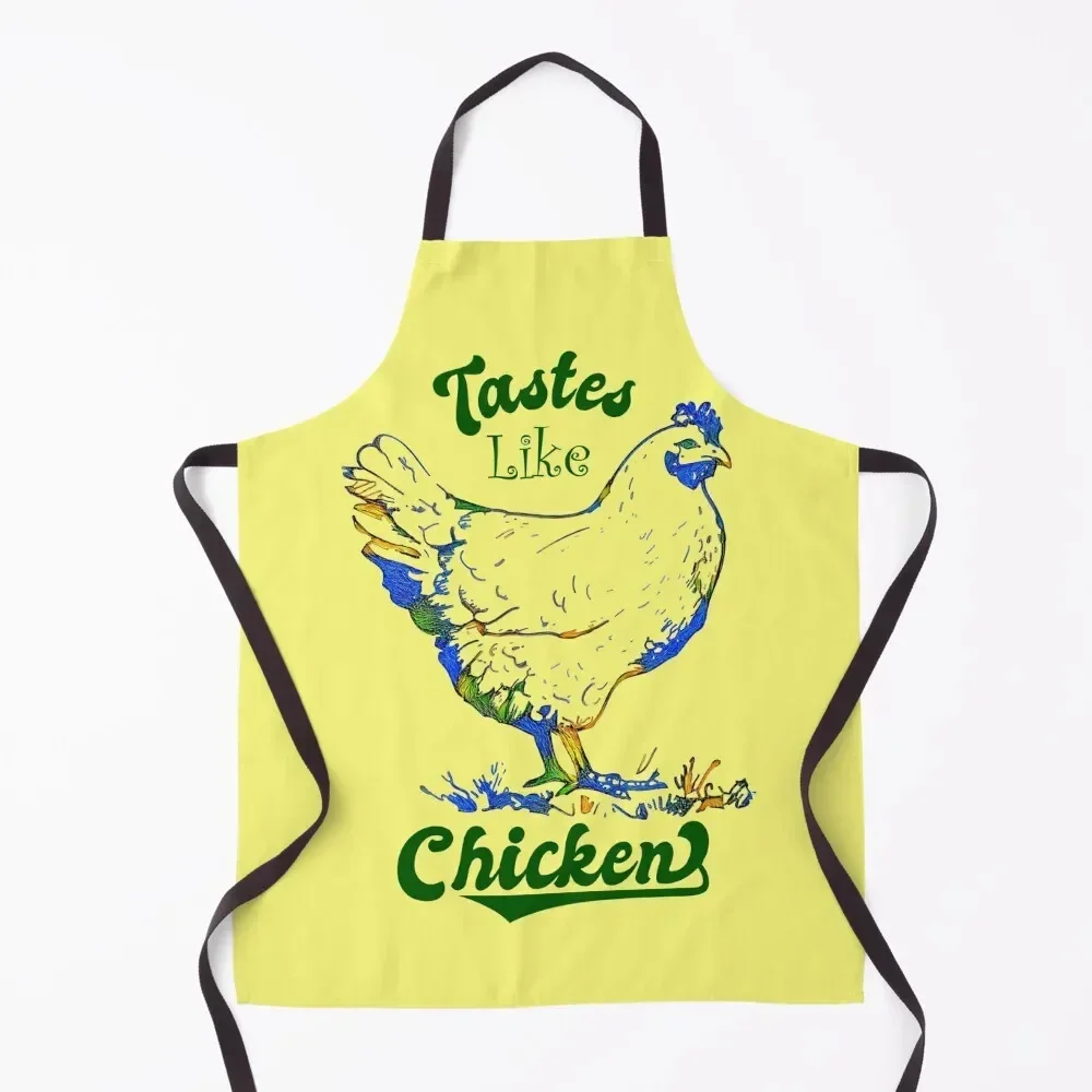 

Tastes Like Chicken - Whimsical - Funny - Farm Animal Apron Women's Dress Home and kitchen products Home And Kitchen Apron