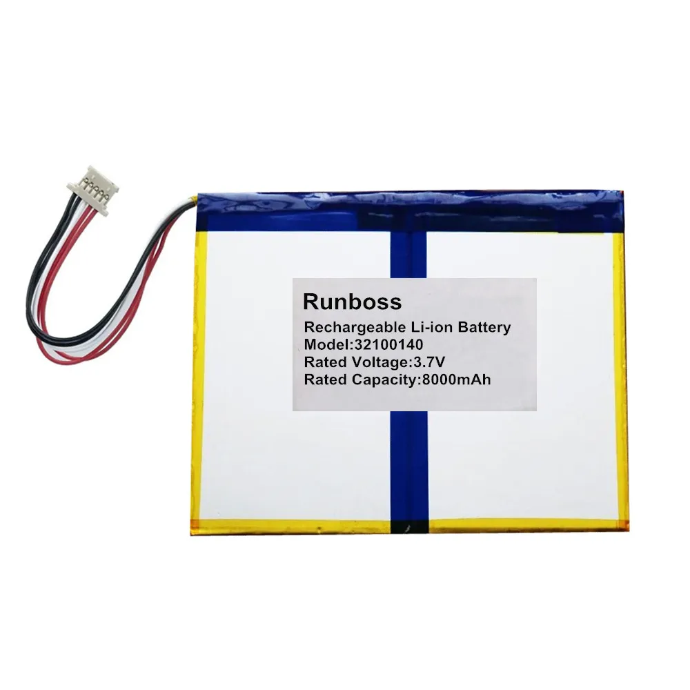 New 3.7V 8000mAh/9000mAh Laptop Notebook Tablet PC Battery For Teclast M40 P20HD TLA007/M40 Pro M40Pro Accumulator 5 Wire Plug