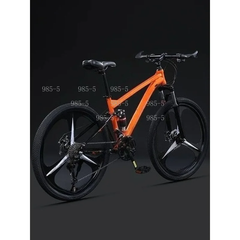 30 Speed Full Suspension Mountain Bike, All Terrain Adult Bicycle for Downhill, Trail and City Commuting